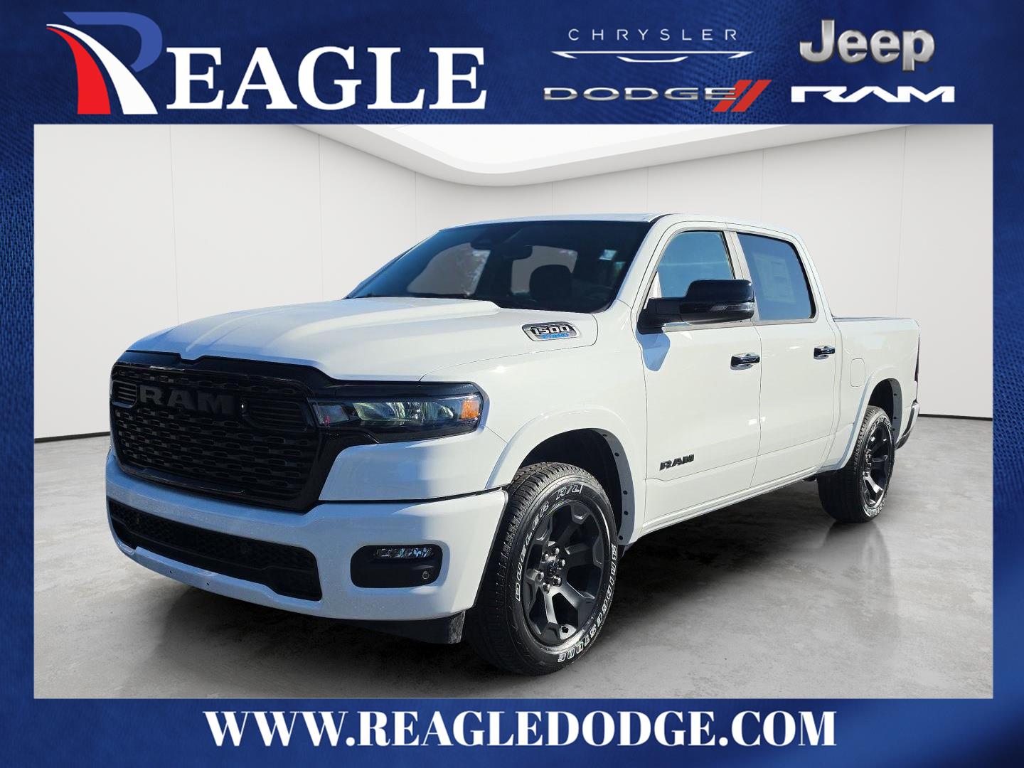 Bright White Clearcoat 2026 RAM 1500 Pickup Truck Four-Wheel Drive 8-Speed Automatic