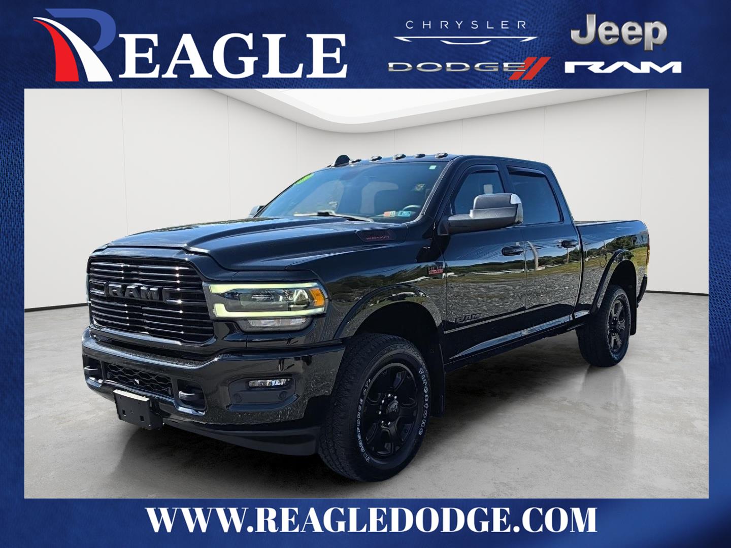 Diamond Black Crystal Pearlcoat 2019 RAM 2500 Pickup Truck Four-Wheel Drive 8-Speed Automatic