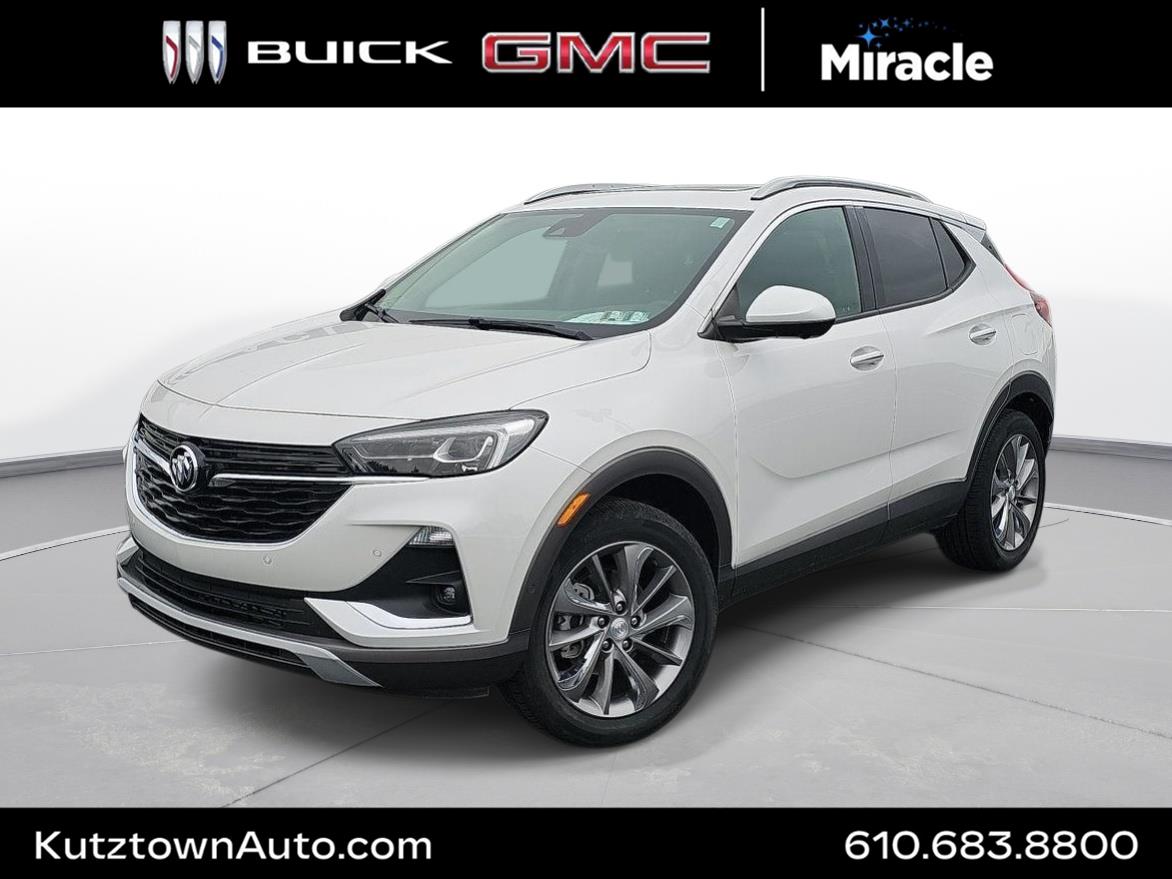 White Frost Tricoat 2022 Buick Encore GX SUV / Crossover All-Wheel Drive 9-Speed Automatic