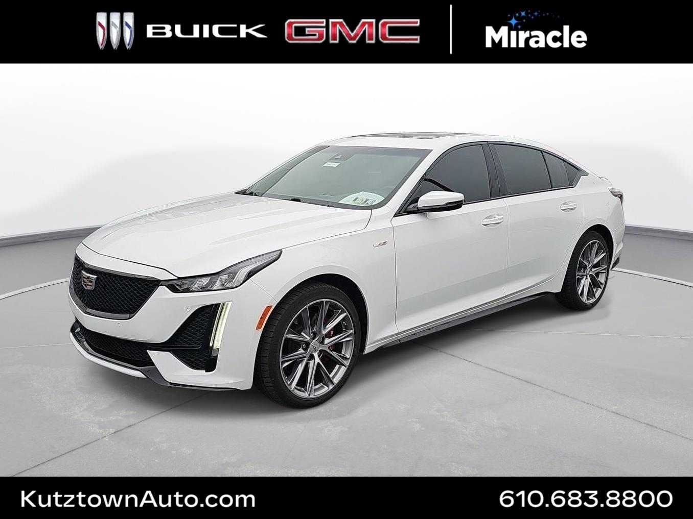 Summit White 2024 Cadillac CT5 Sedan All-Wheel Drive Automatic