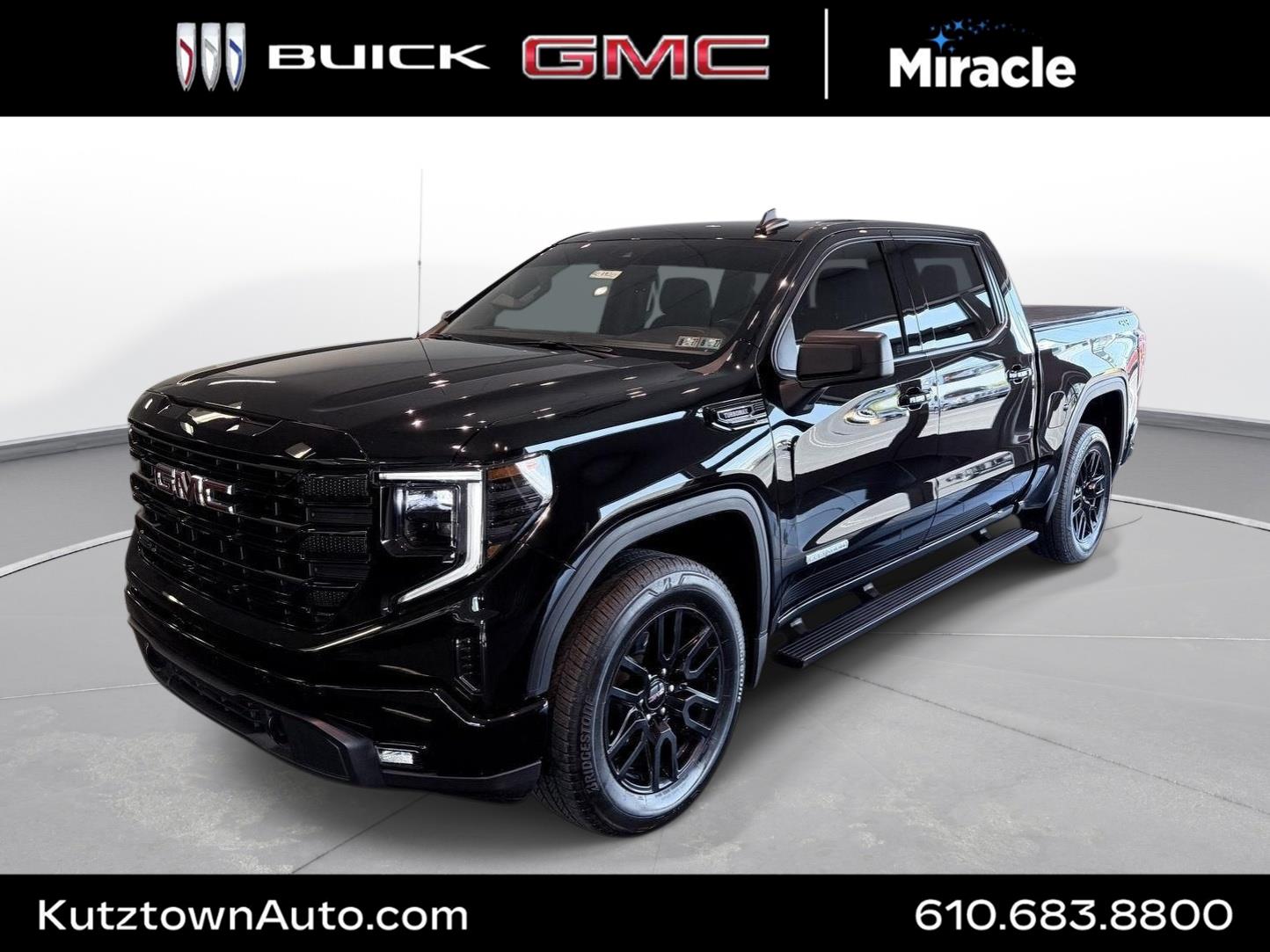 Onyx Black 2024 GMC Sierra 1500 Pickup Truck Four-Wheel Drive 8-Speed Automatic