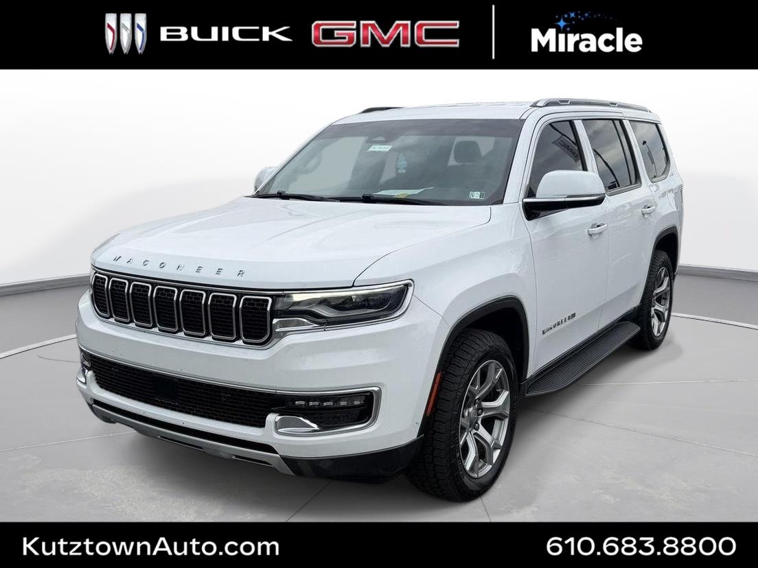 Bright White Clearcoat 2022 Jeep Wagoneer SUV / Crossover Four-Wheel Drive 8-Speed Automatic