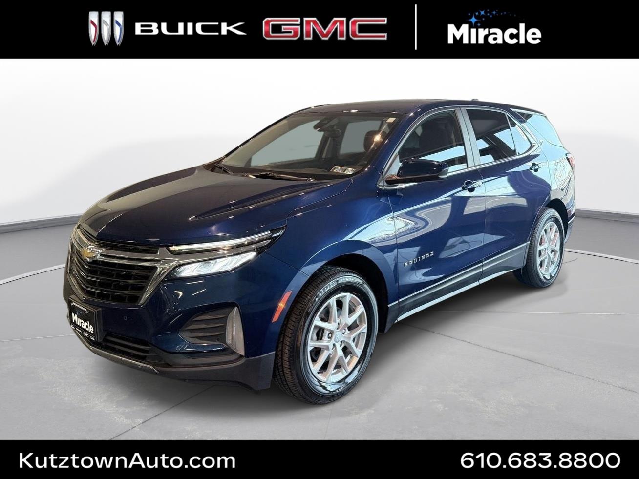 Blue Glow Metallic 2023 Chevrolet Equinox SUV / Crossover Four-Wheel Drive 6-Speed Automatic Overdrive