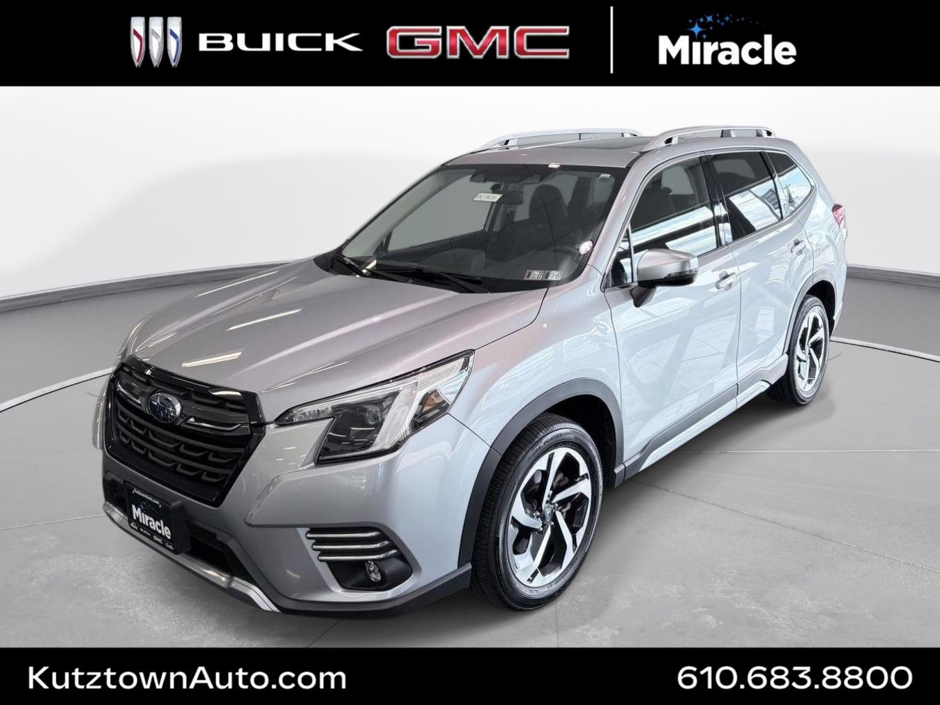 Ice Silver Metallic 2023 Subaru Forester SUV / Crossover All-Wheel Drive Continuously Variable Transmission