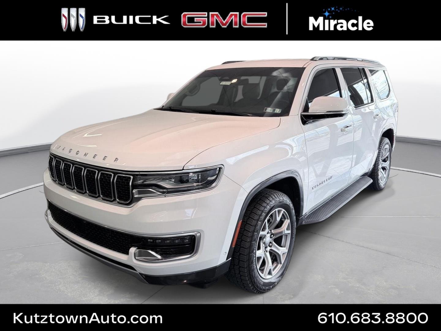 Bright White Clearcoat 2022 Jeep Wagoneer SUV / Crossover Four-Wheel Drive 8-Speed Automatic