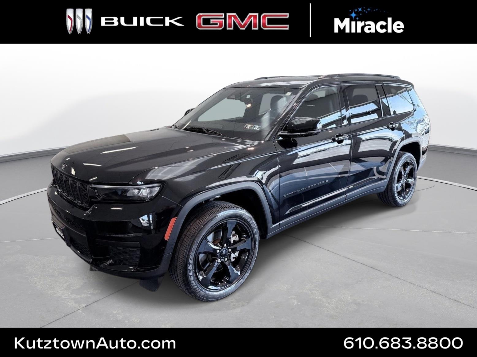Diamond Black Crystal Pearlcoat 2023 Jeep Grand Cherokee L SUV / Crossover Four-Wheel Drive 8-Speed Automatic