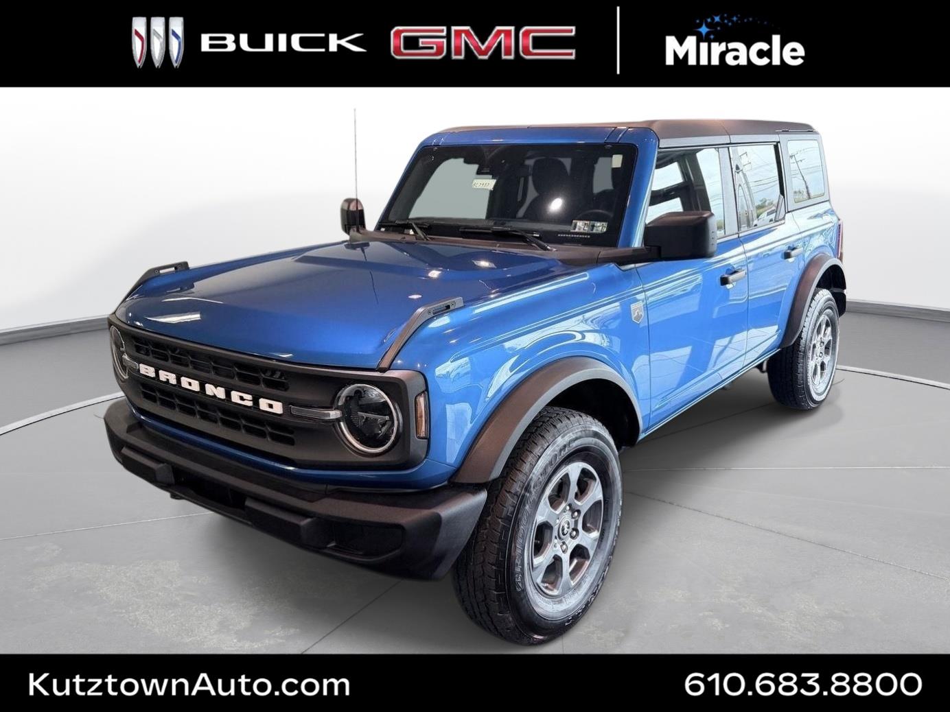 Velocity Blue Metallic 2025 Ford Bronco SUV / Crossover Four-Wheel Drive 7-Speed Manual