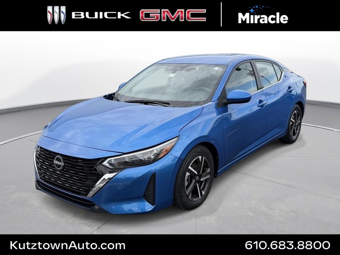 Electric Blue Metallic 2025 Nissan Sentra Sedan Front-Wheel Drive Continuously Variable Transmission