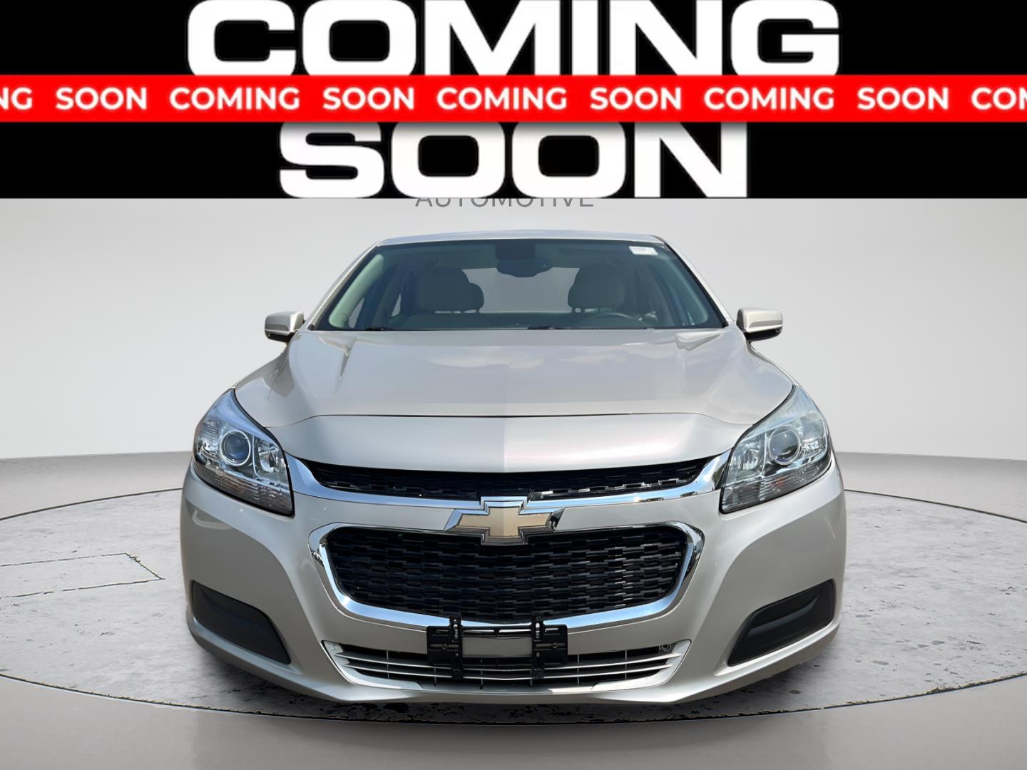 Champagne Silver Metallic 2015 Chevrolet Malibu Sedan Front-Wheel Drive 6-Speed Automatic