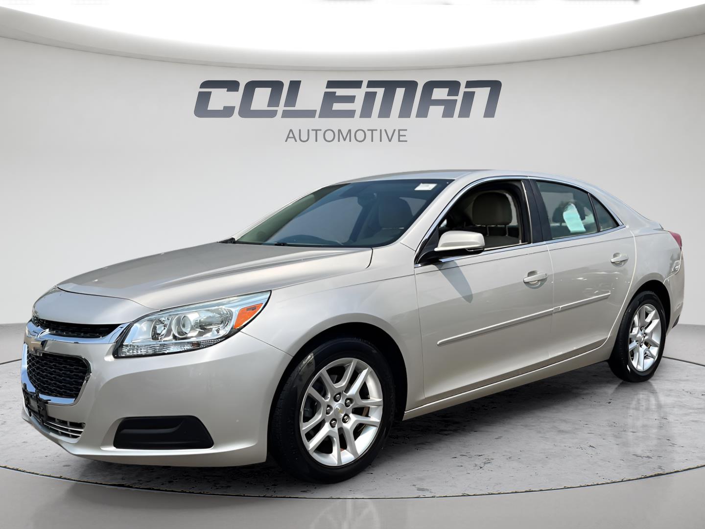 Champagne Silver Metallic 2015 Chevrolet Malibu Sedan Front-Wheel Drive 6-Speed Automatic