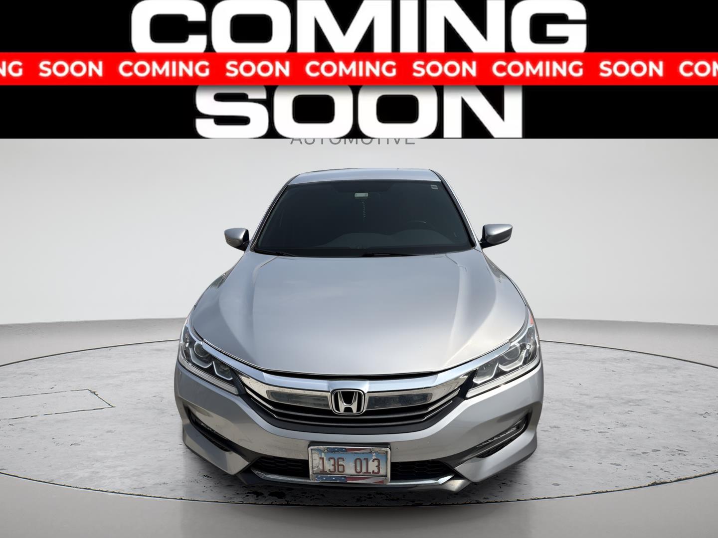 Lunar Silver Metallic 2017 Honda Accord Sedan Front-Wheel Drive Continuously Variable Transmission