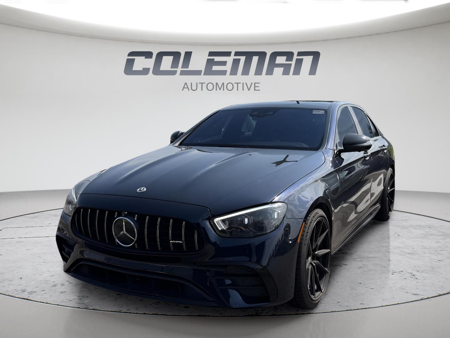 Nautical Blue Metallic 2022 Mercedes-Benz E-Class Sedan All-Wheel Drive Automatic