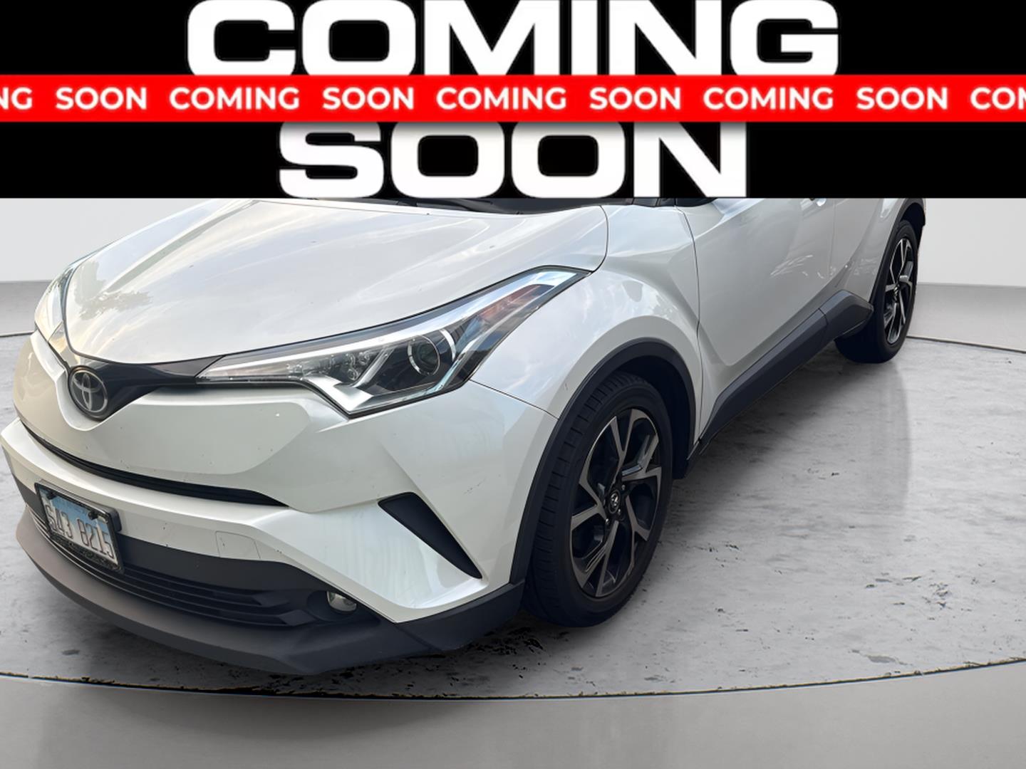 Blizzard Pearl w/Black Roof 2019 Toyota C-HR SUV / Crossover Front-Wheel Drive 7-Speed CVT
