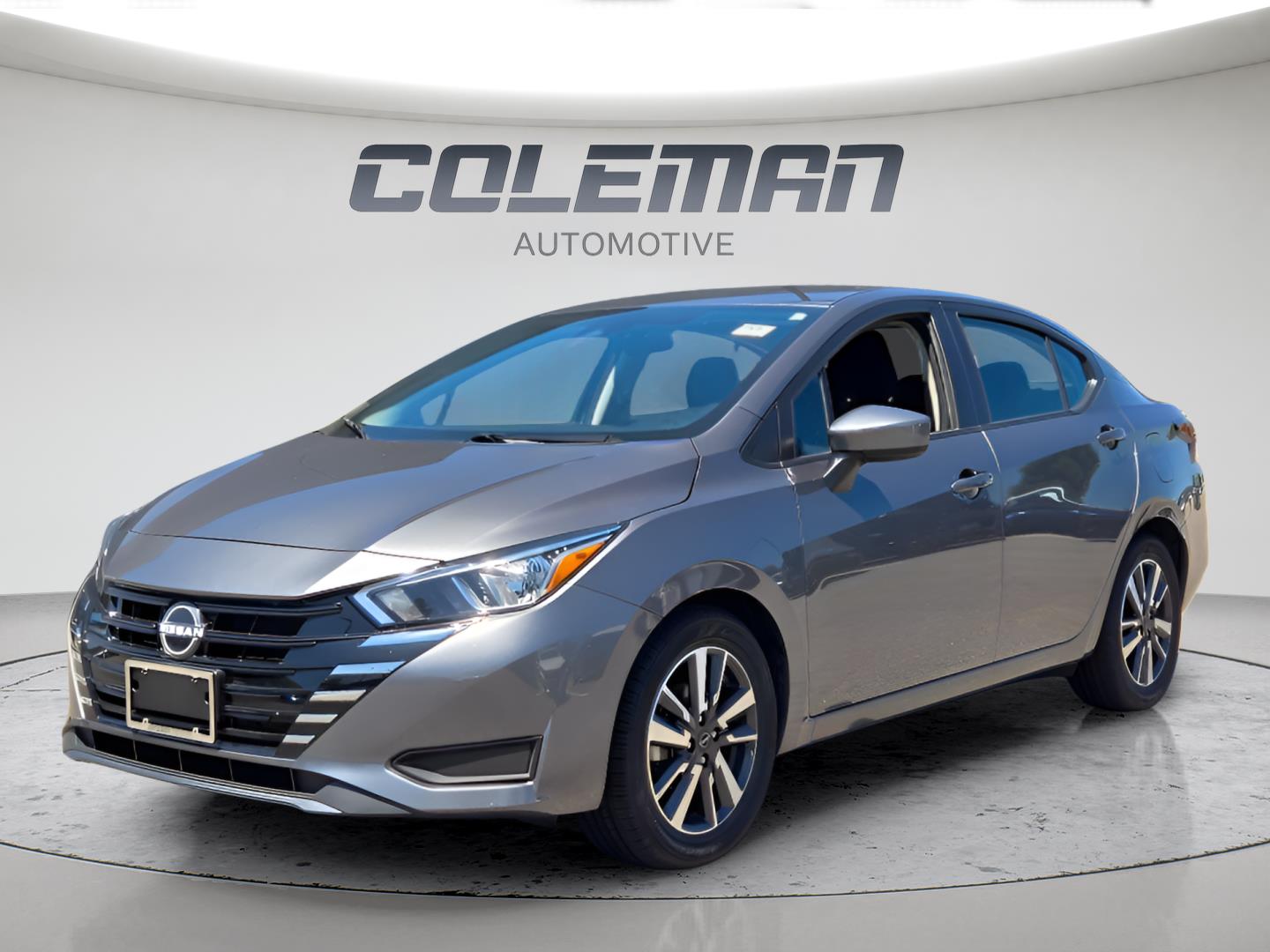 Gray (Gun Metallic) 2024 Nissan Versa Sedan Front-Wheel Drive Continuously Variable Transmission