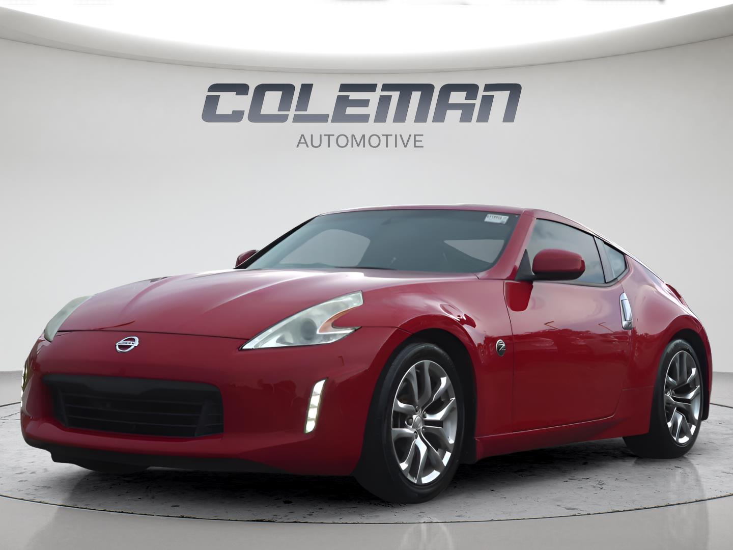 Solid Red 2014 Nissan 370Z Coupe Rear-Wheel Drive Automatic