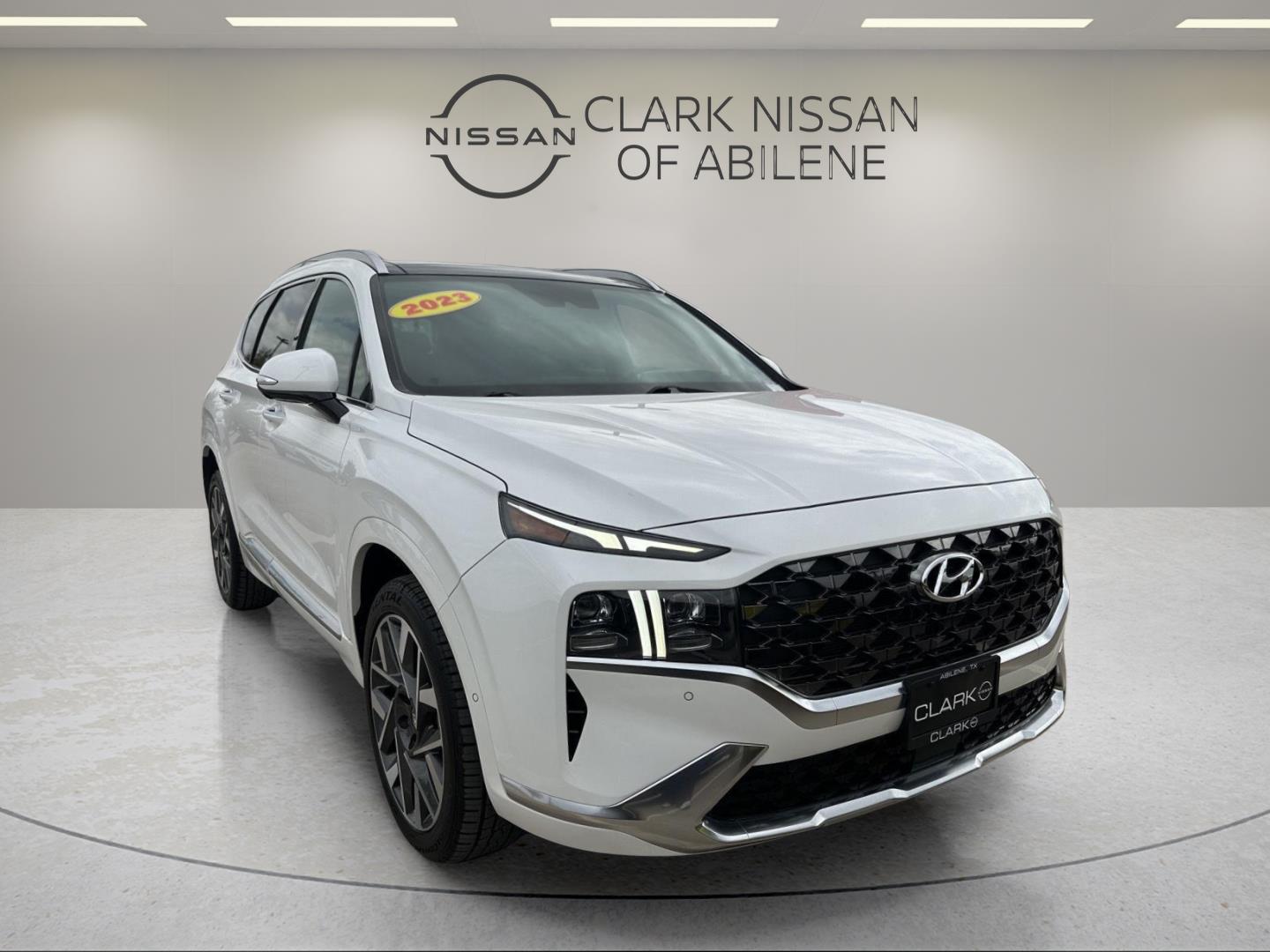 Serenity White Pearl 2023 Hyundai Santa Fe SUV / Crossover Front-Wheel Drive Automatic