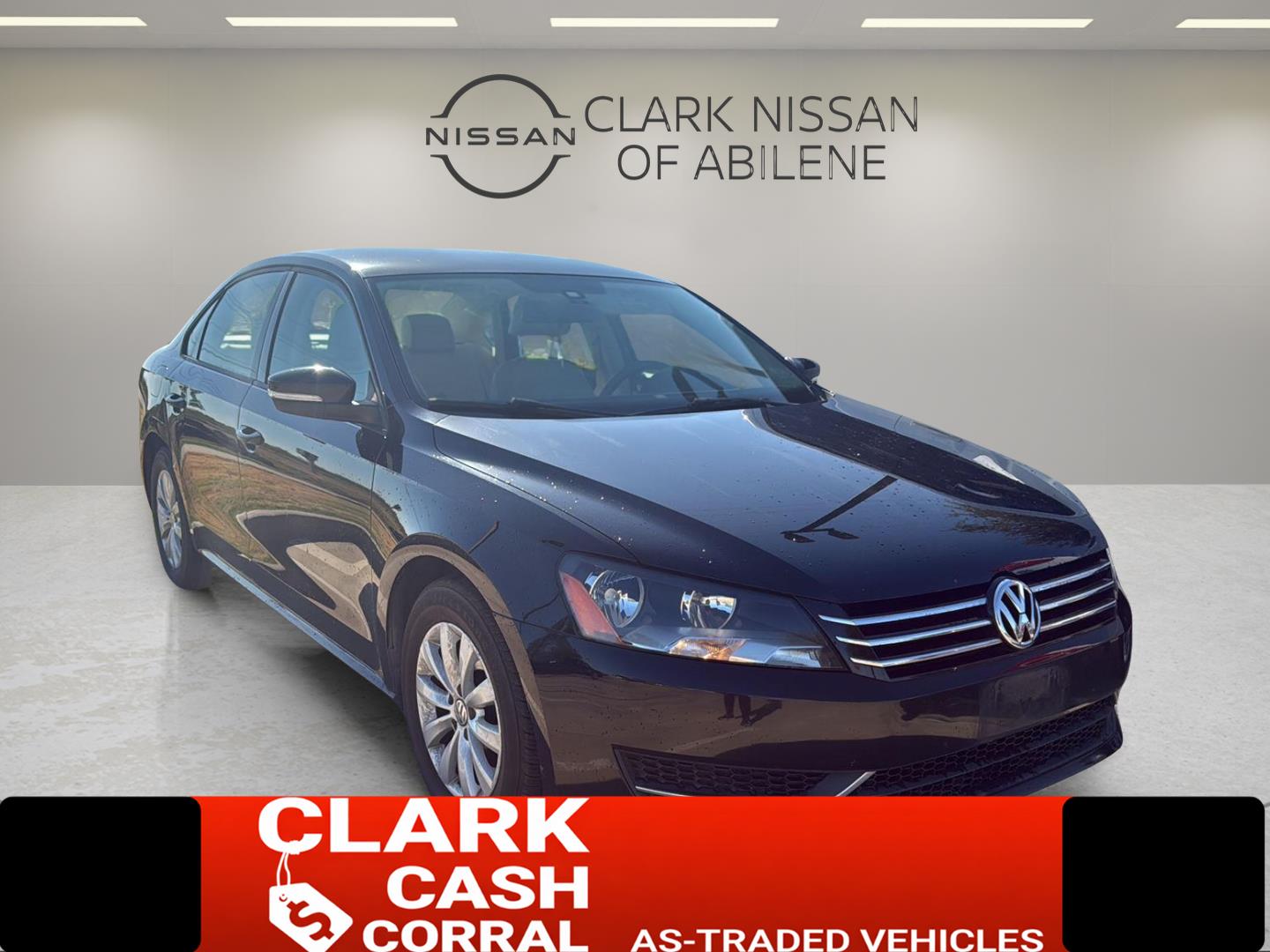 Black 2014 Volkswagen Passat Sedan Front-Wheel Drive Automatic