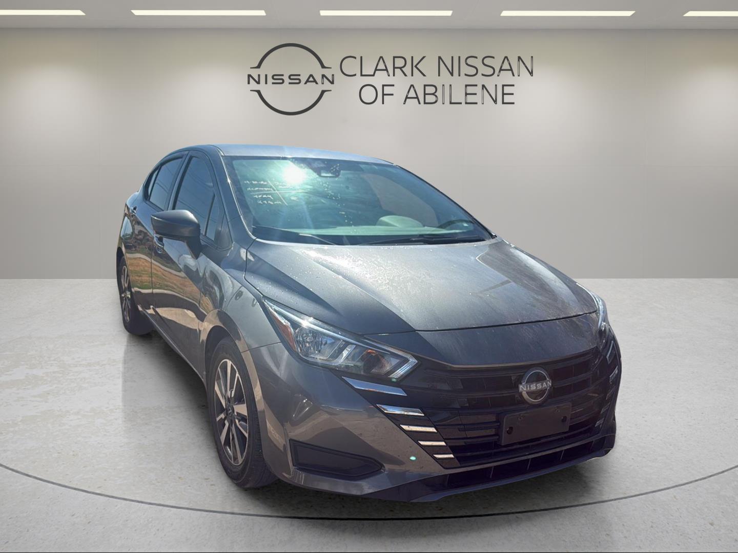 Gray (Gun Metallic) 2024 Nissan Versa Sedan Front-Wheel Drive Continuously Variable Transmission