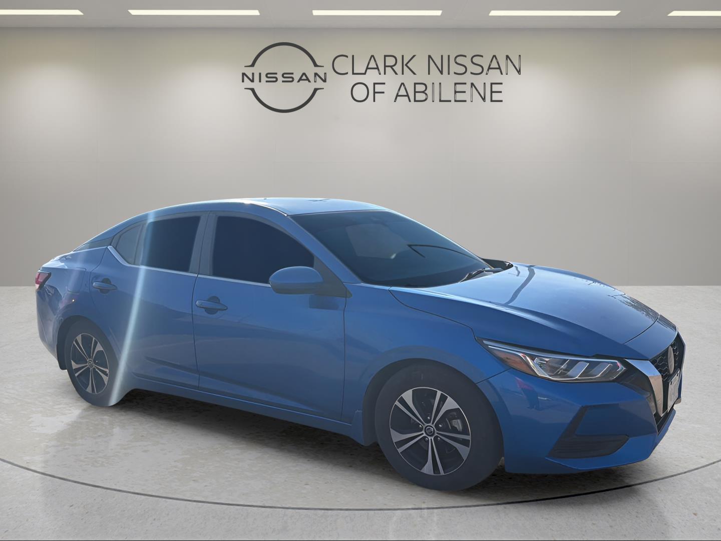 Electric Blue Metallic 2021 Nissan Sentra Sedan Front-Wheel Drive Continuously Variable Transmission