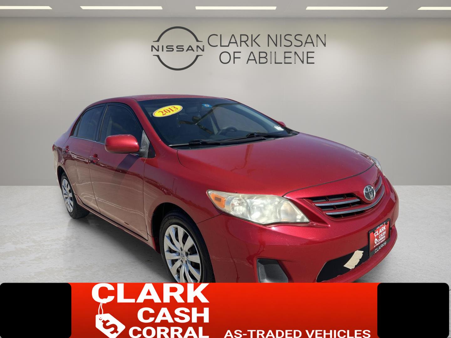 Barcelona Red Metallic 2013 Toyota Corolla Sedan Front-Wheel Drive Automatic