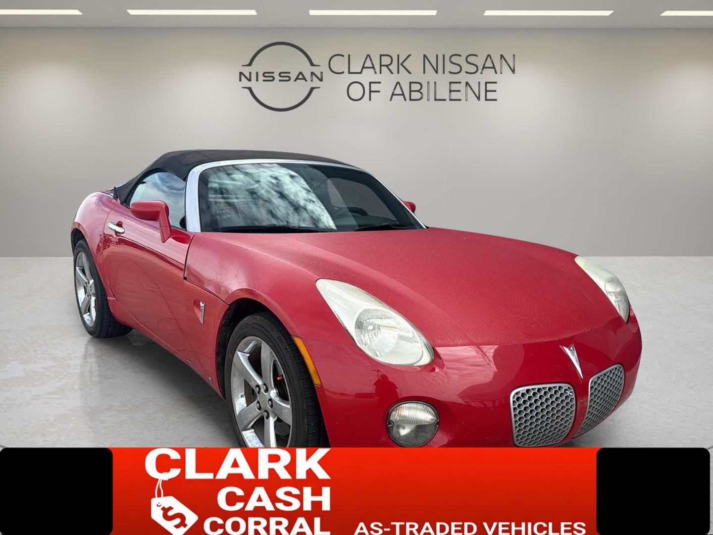 Aggressive (Victory Red) 2007 Pontiac Solstice Convertible Rear-Wheel Drive 5-Speed Automatic