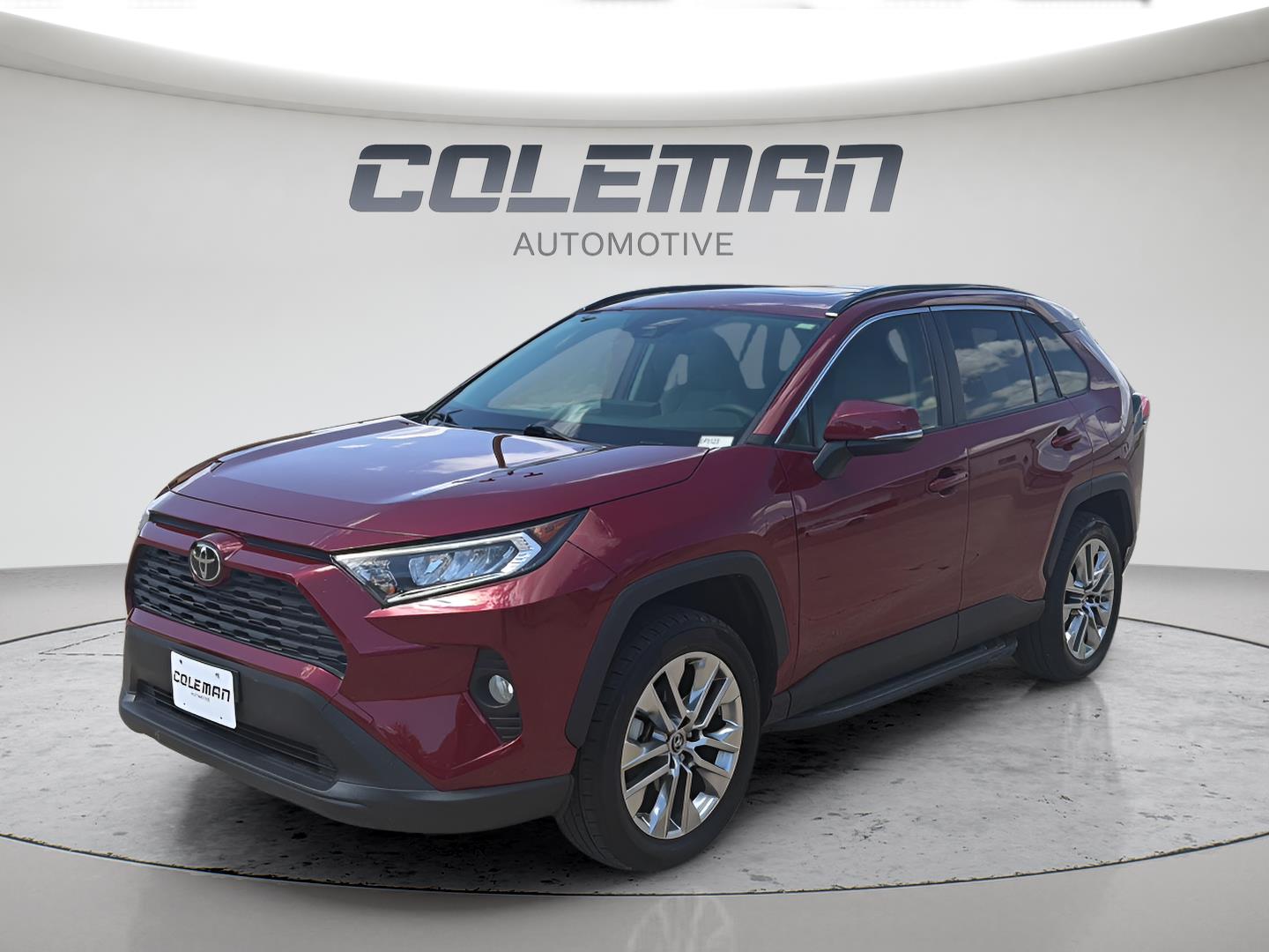 Red (Ruby Flare Pearl) 2019 Toyota RAV4 SUV / Crossover All-Wheel Drive 8-Speed Automatic