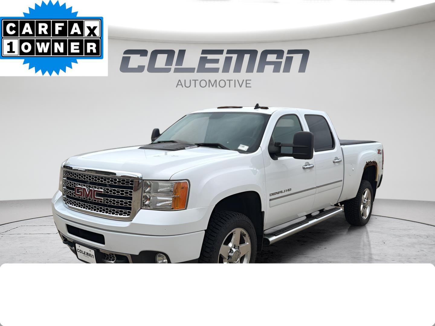 Summit White 2014 GMC Sierra 2500HD Denali Crew Cab SB 4WD Pickup Truck Four-Wheel Drive 6-Speed Automatic