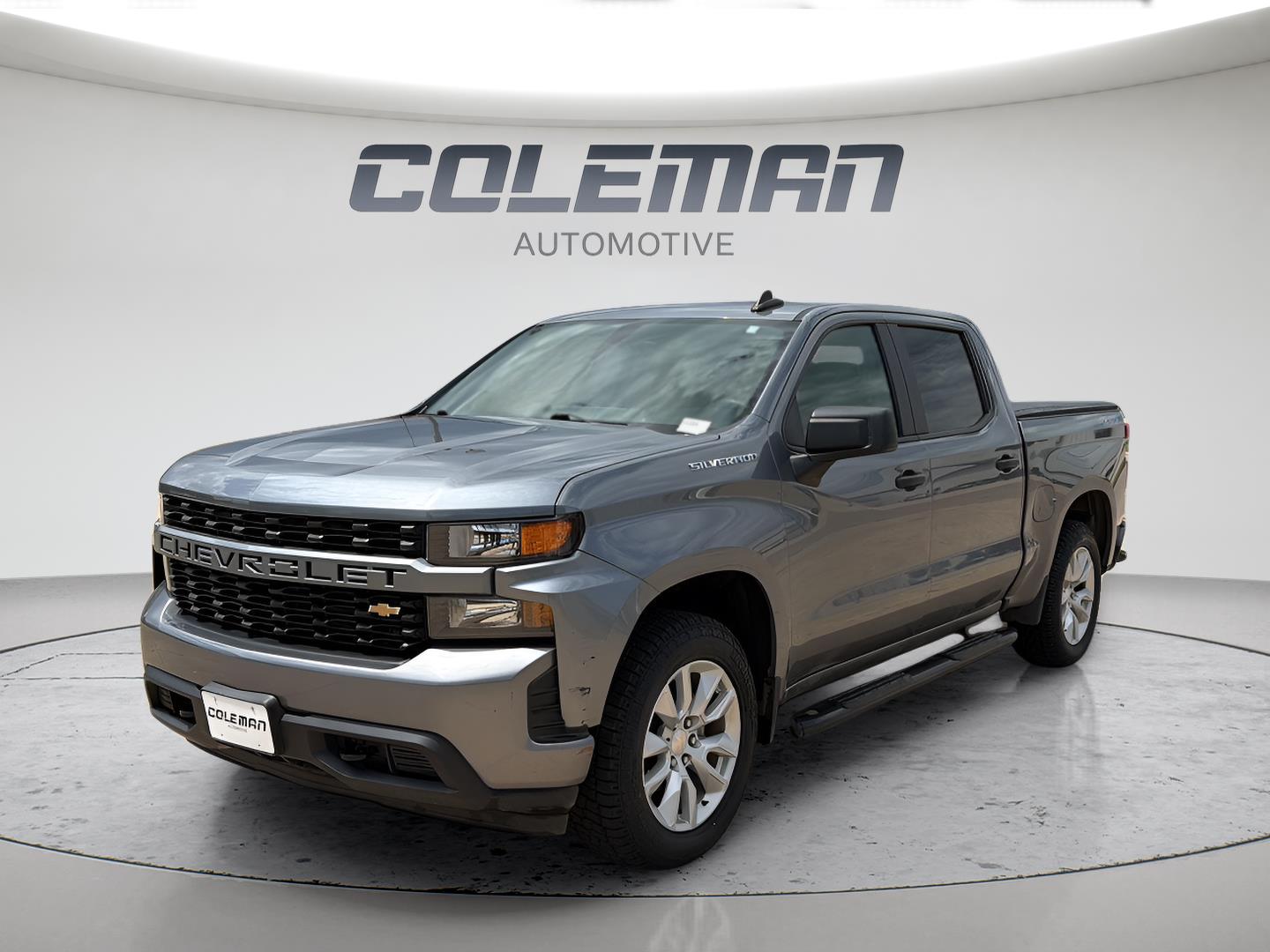 Gray (Satin Steel Metallic) 2021 Chevrolet Silverado 1500 Pickup Truck Four-Wheel Drive 8-Speed Automatic