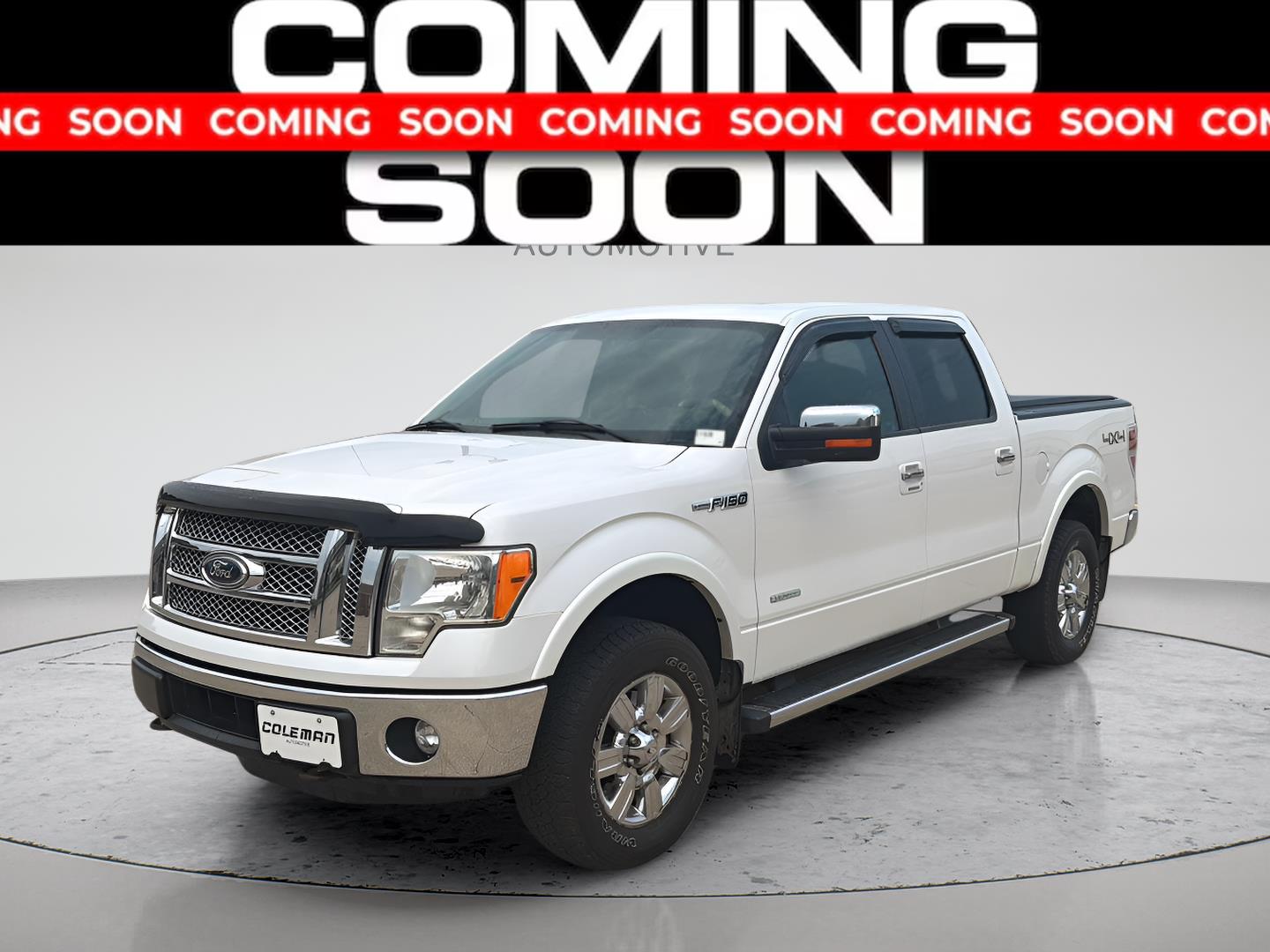 White Platinum Metallic Tri-Coat 2011 Ford F-150 Pickup Truck Four-Wheel Drive 6-Speed Automatic
