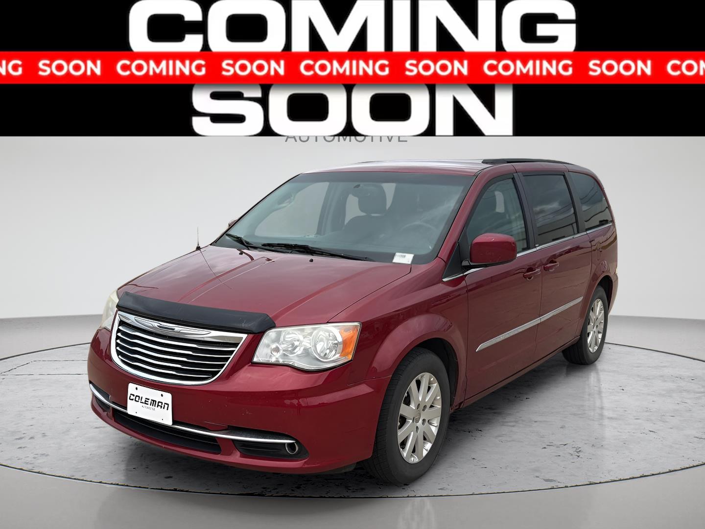 Deep Cherry Red Crystal Pearlcoat 2014 Chrysler Town & Country Minivan Front-Wheel Drive 6-Speed Automatic