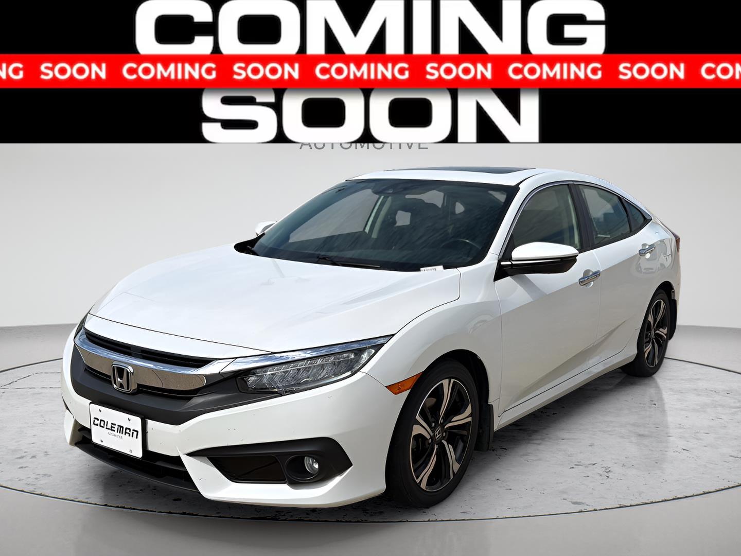 White Orchid Pearl 2018 Honda Civic Sedan Front-Wheel Drive Continuously Variable Transmission