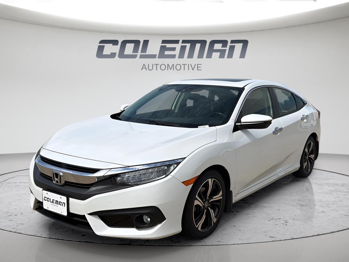 White Orchid Pearl 2018 Honda Civic Sedan Front-Wheel Drive Continuously Variable Transmission
