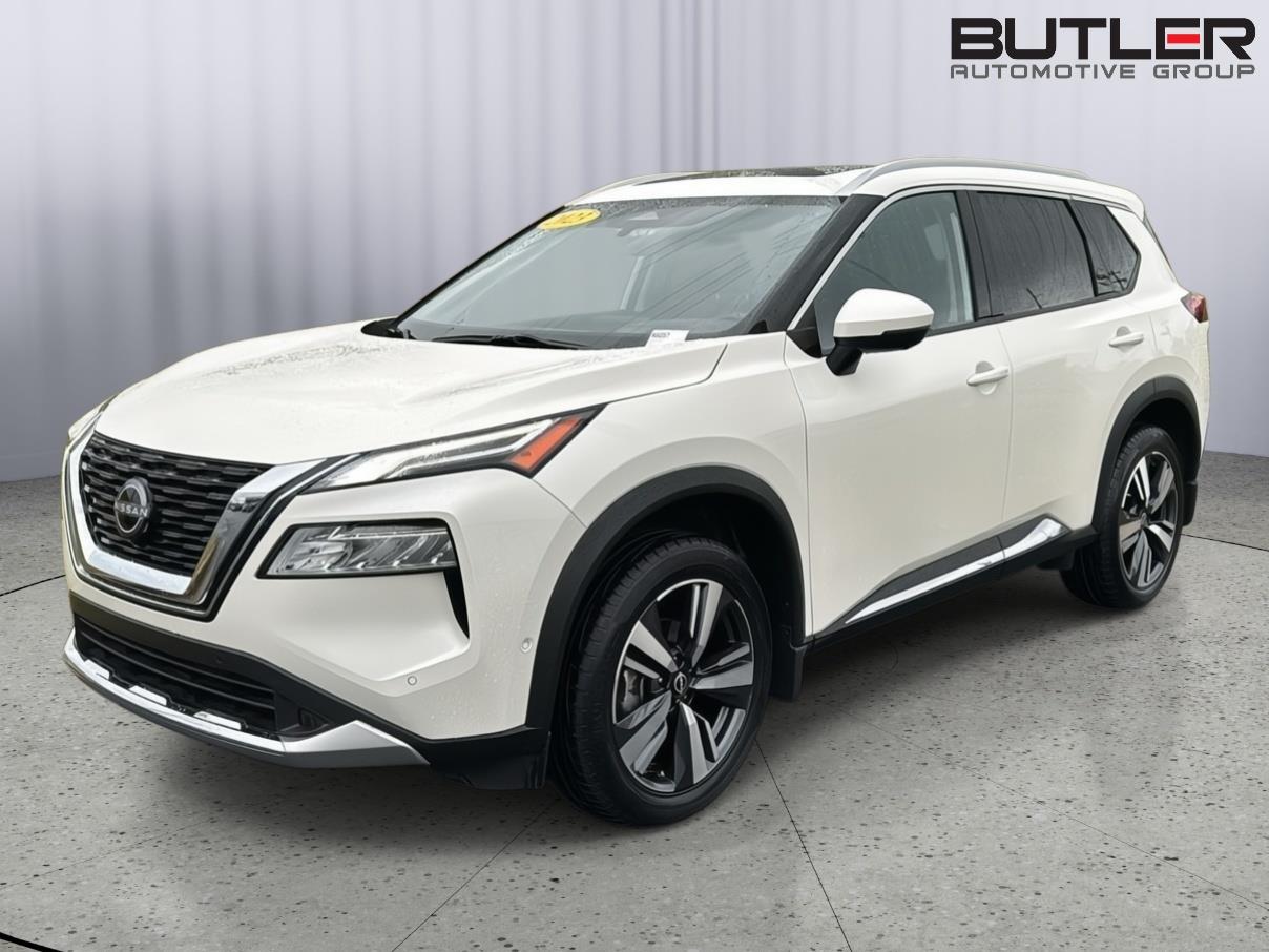Pearl White Tricoat 2023 Nissan Rogue SUV / Crossover All-Wheel Drive Continuously Variable Transmission
