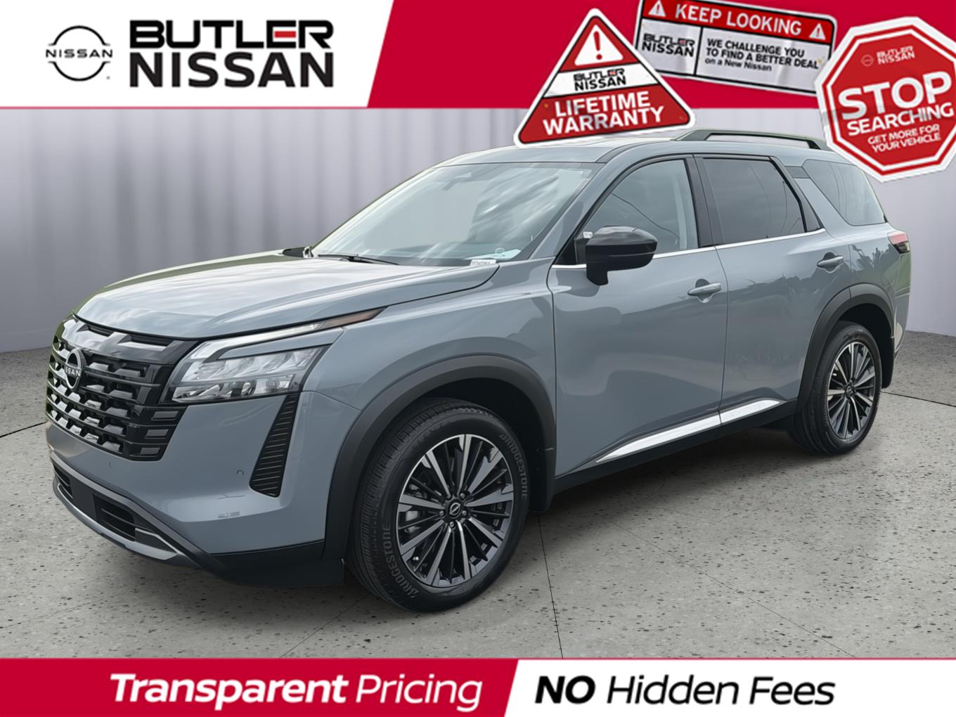 Boulder Gray Pearl 2026 Nissan Pathfinder SUV / Crossover All-Wheel Drive Automatic