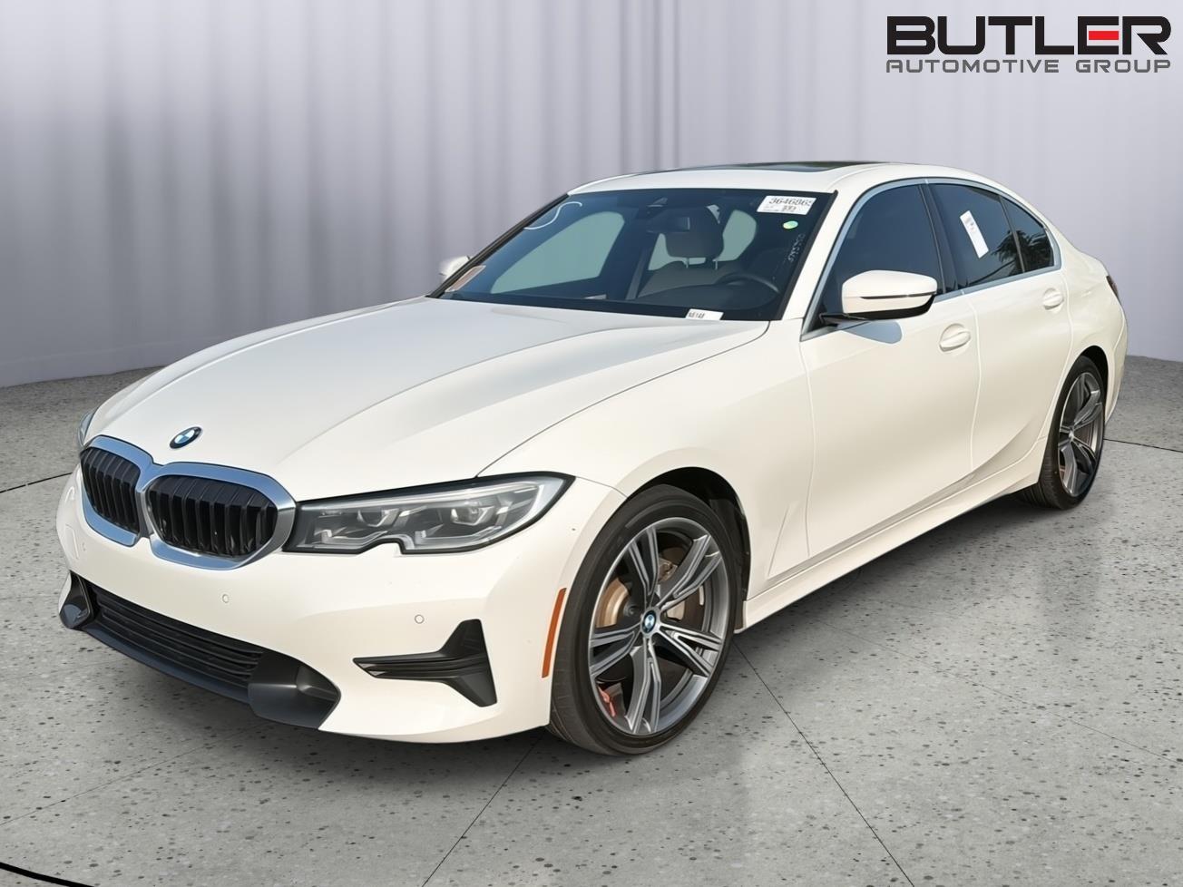 Alpine White 2020 BMW 3 Series Sedan Rear-Wheel Drive Automatic