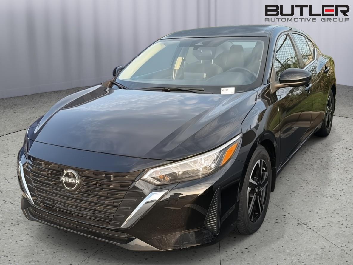 Super Black 2025 Nissan Sentra Sedan Front-Wheel Drive Continuously Variable Transmission