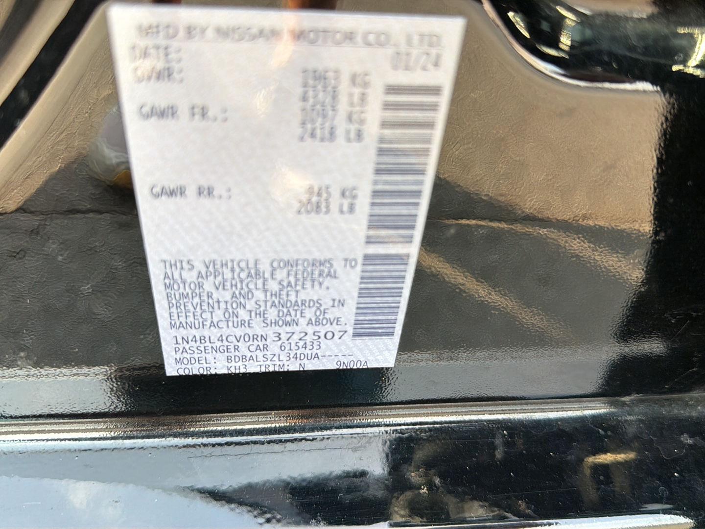 Used 2024 Nissan Altima Sedan