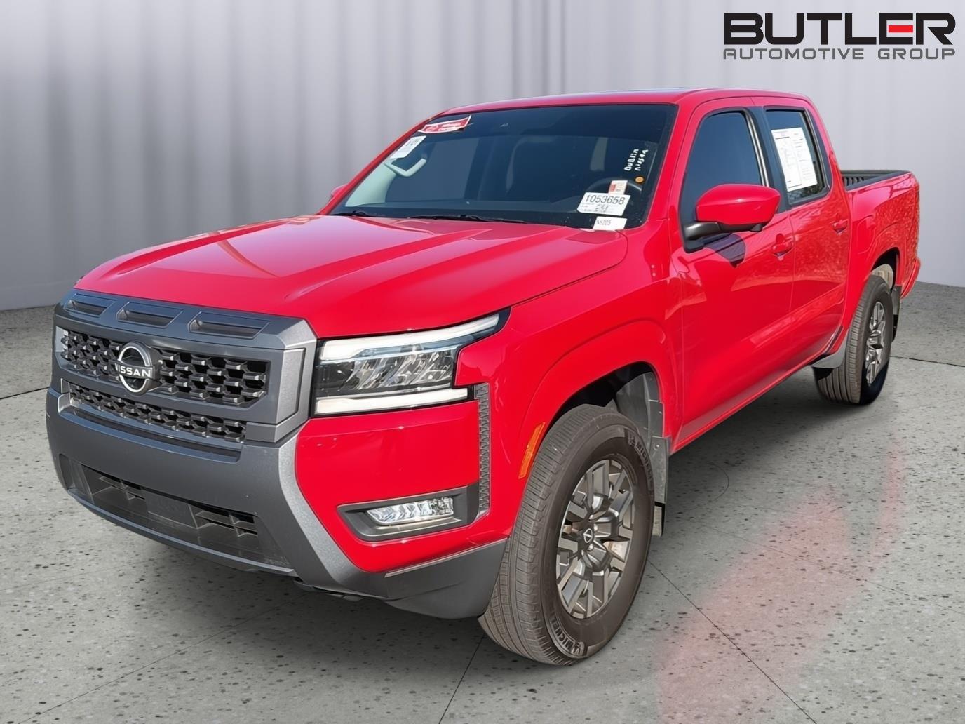 Red Alert 2025 Nissan Frontier Pickup Truck Four-Wheel Drive Automatic