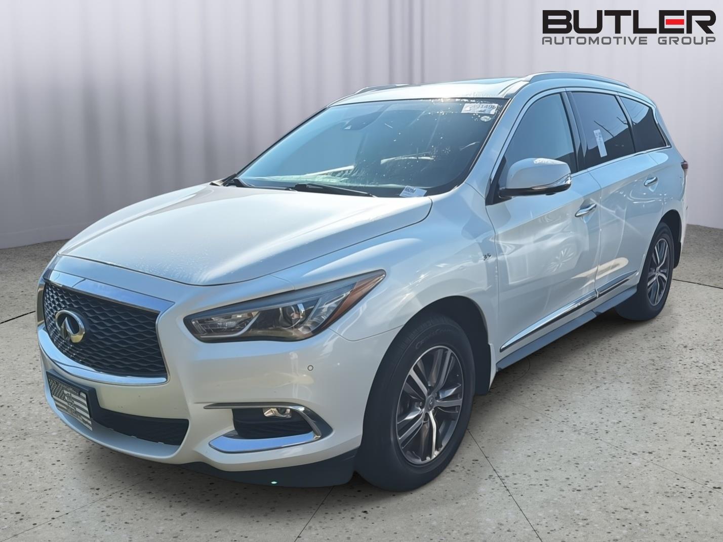 Majestic White 2019 INFINITI QX60 SUV / Crossover All-Wheel Drive Continuously Variable Transmission