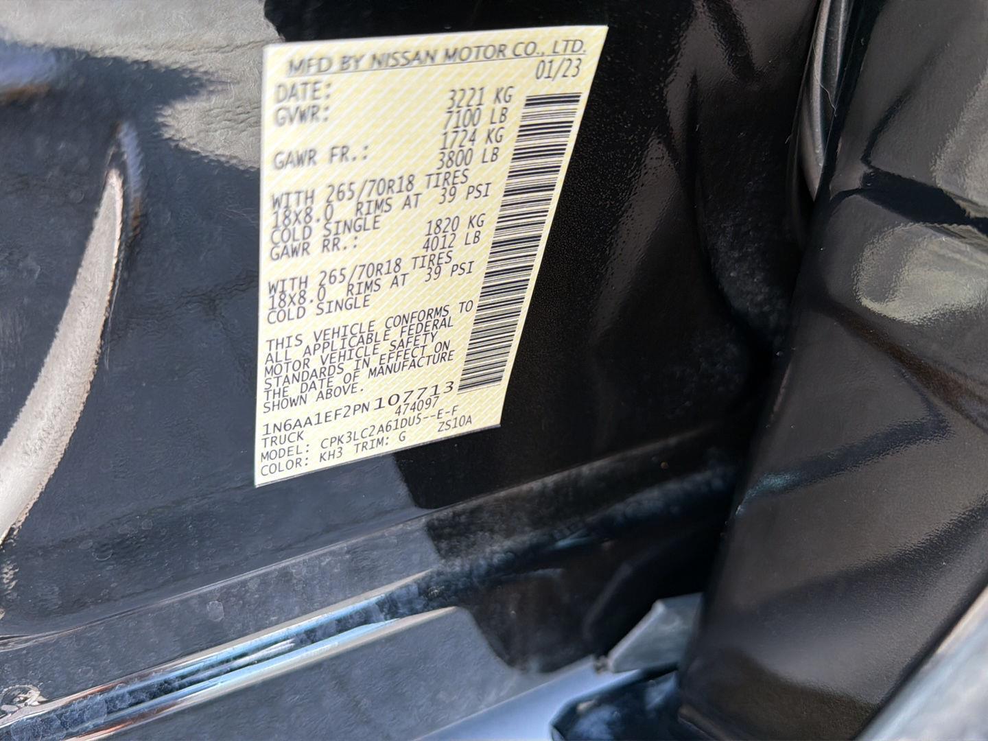Used 2023 Nissan Titan Truck