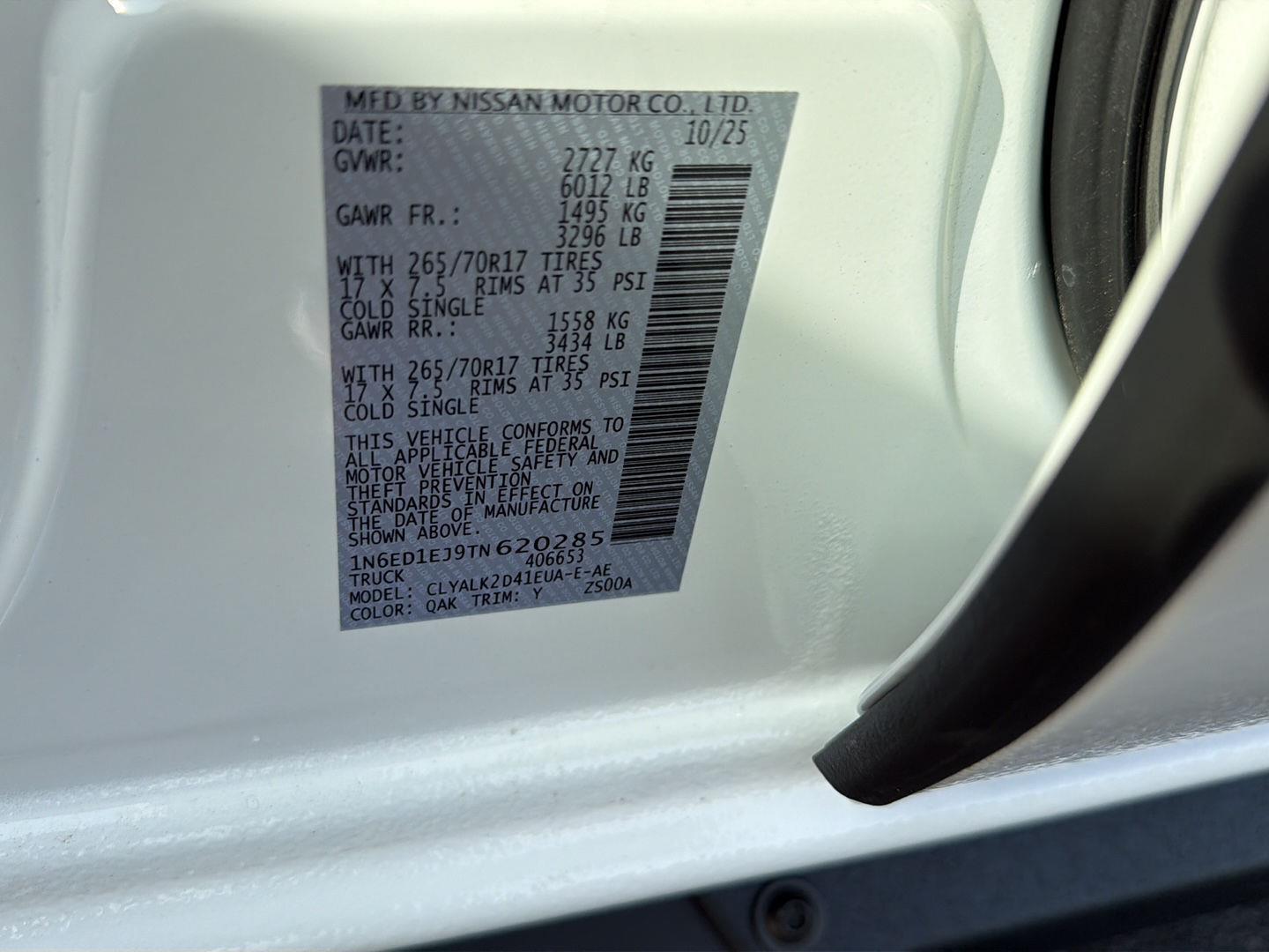 Used 2026 Nissan Frontier Truck