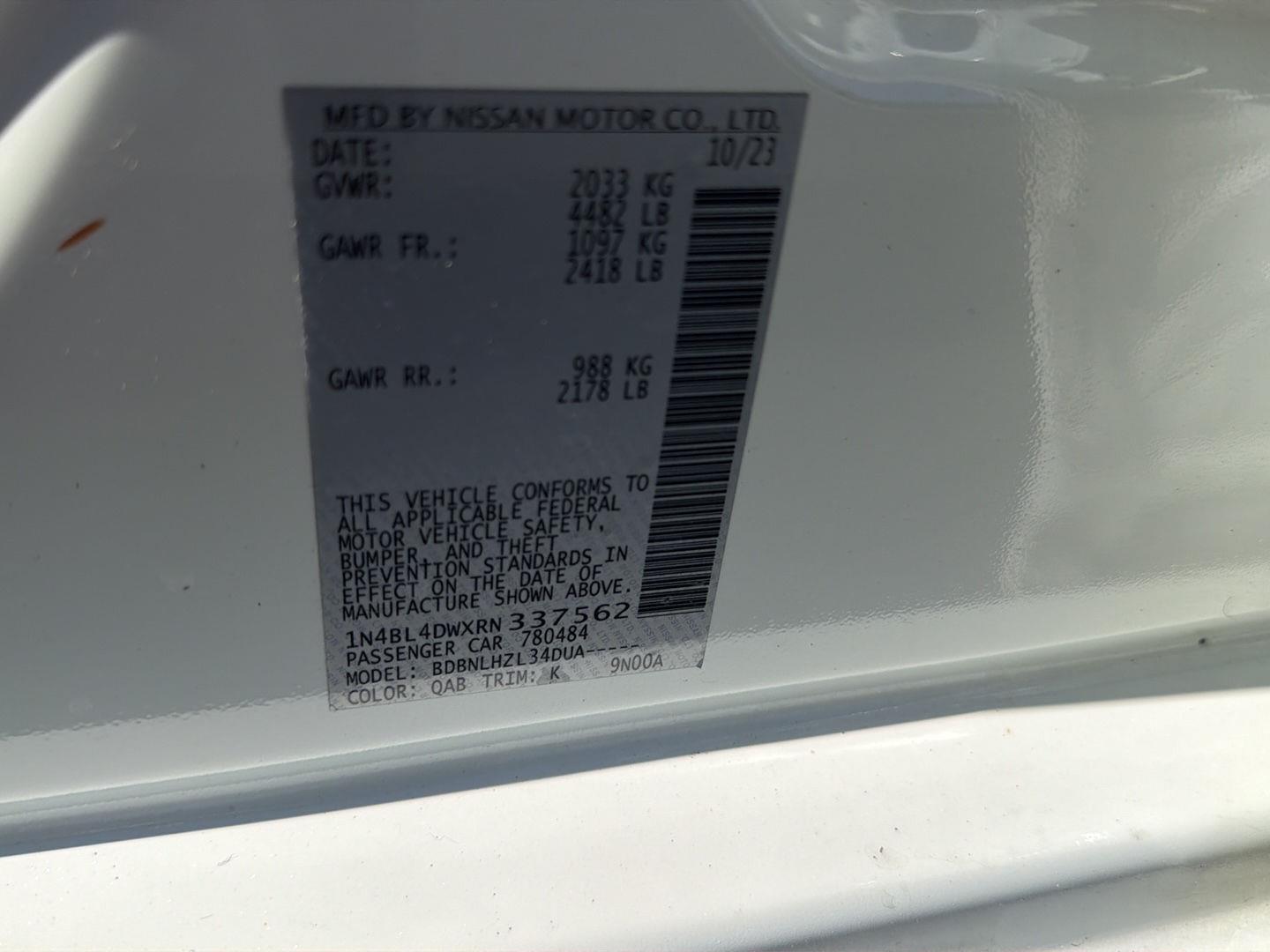 Used 2024 Nissan Altima Sedan