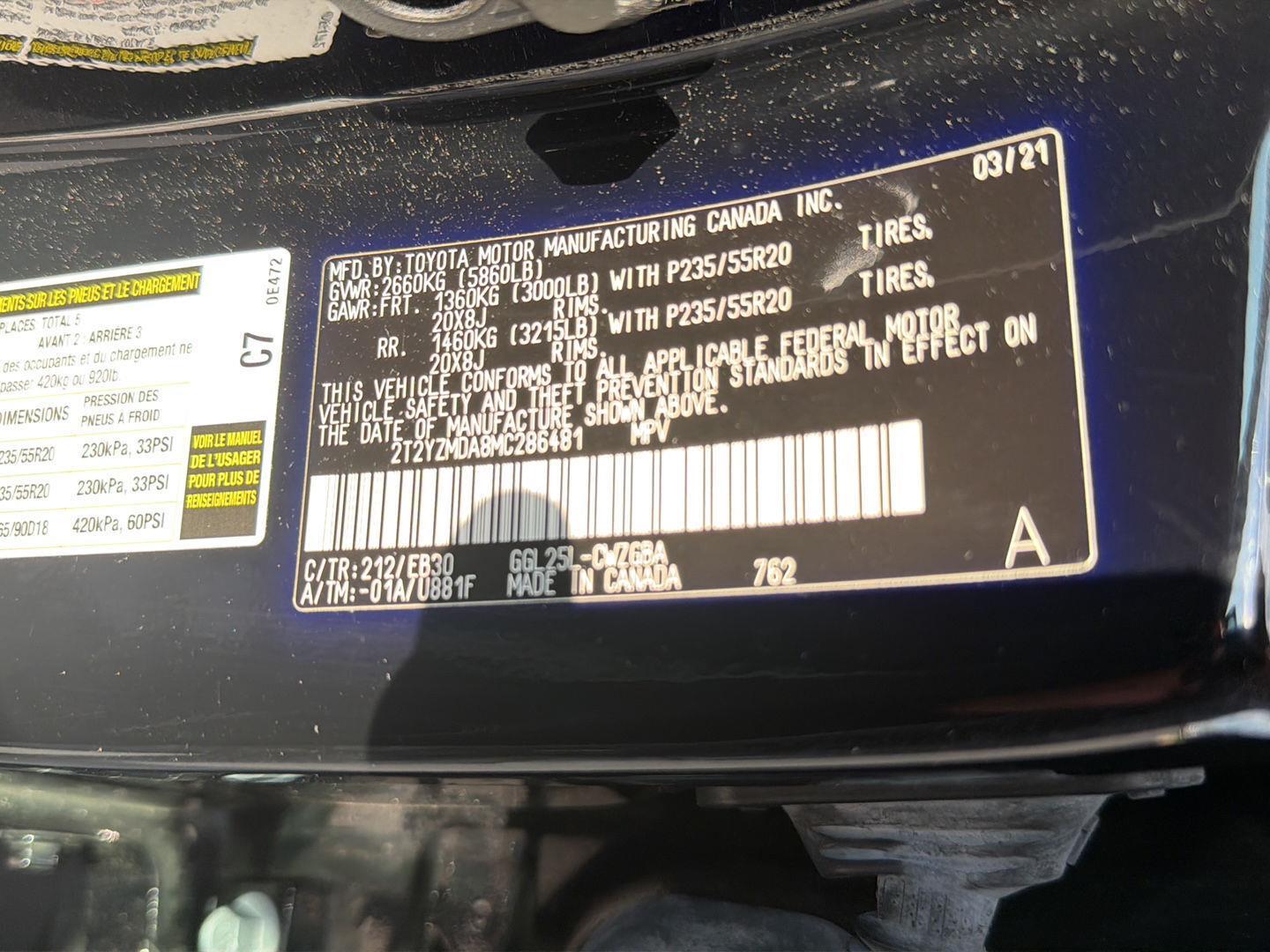 Used 2021 Lexus RX SUV