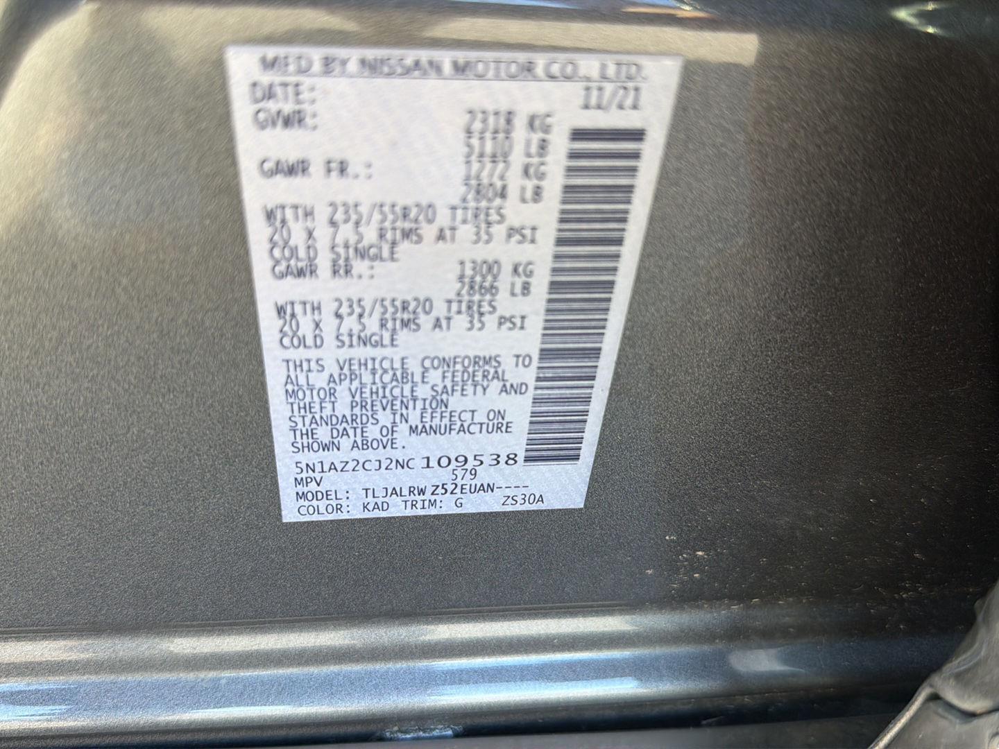 Used 2022 Nissan Murano SUV