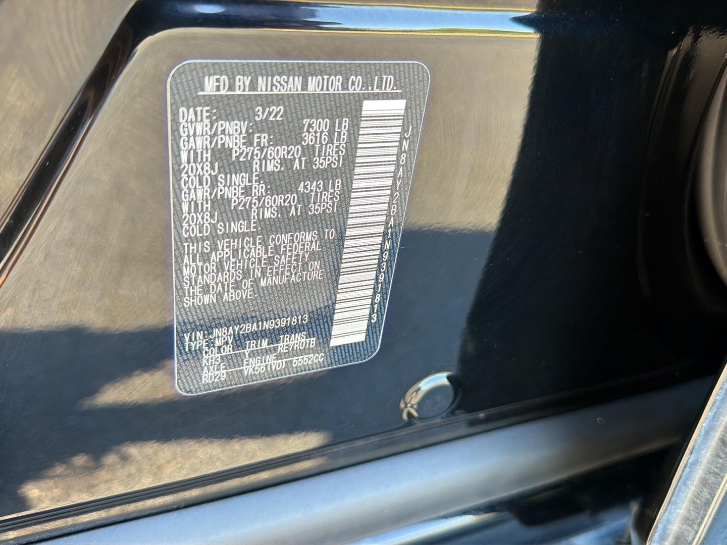 Used 2022 Nissan Armada SUV