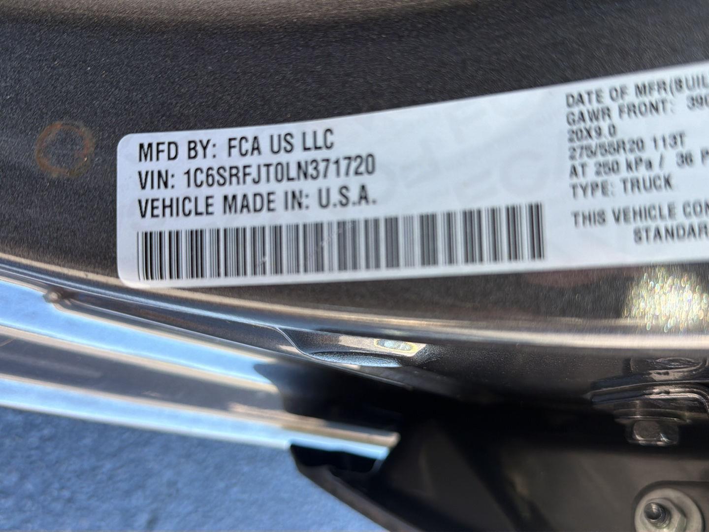 Used 2020 Ram 1500 Truck