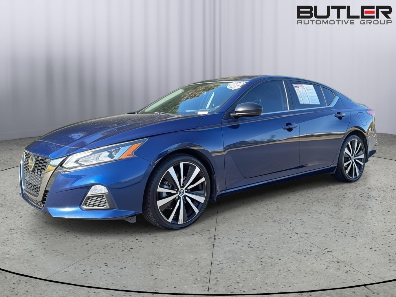 Deep Blue Pearl 2021 Nissan Altima Sedan Front-Wheel Drive Continuously Variable Transmission