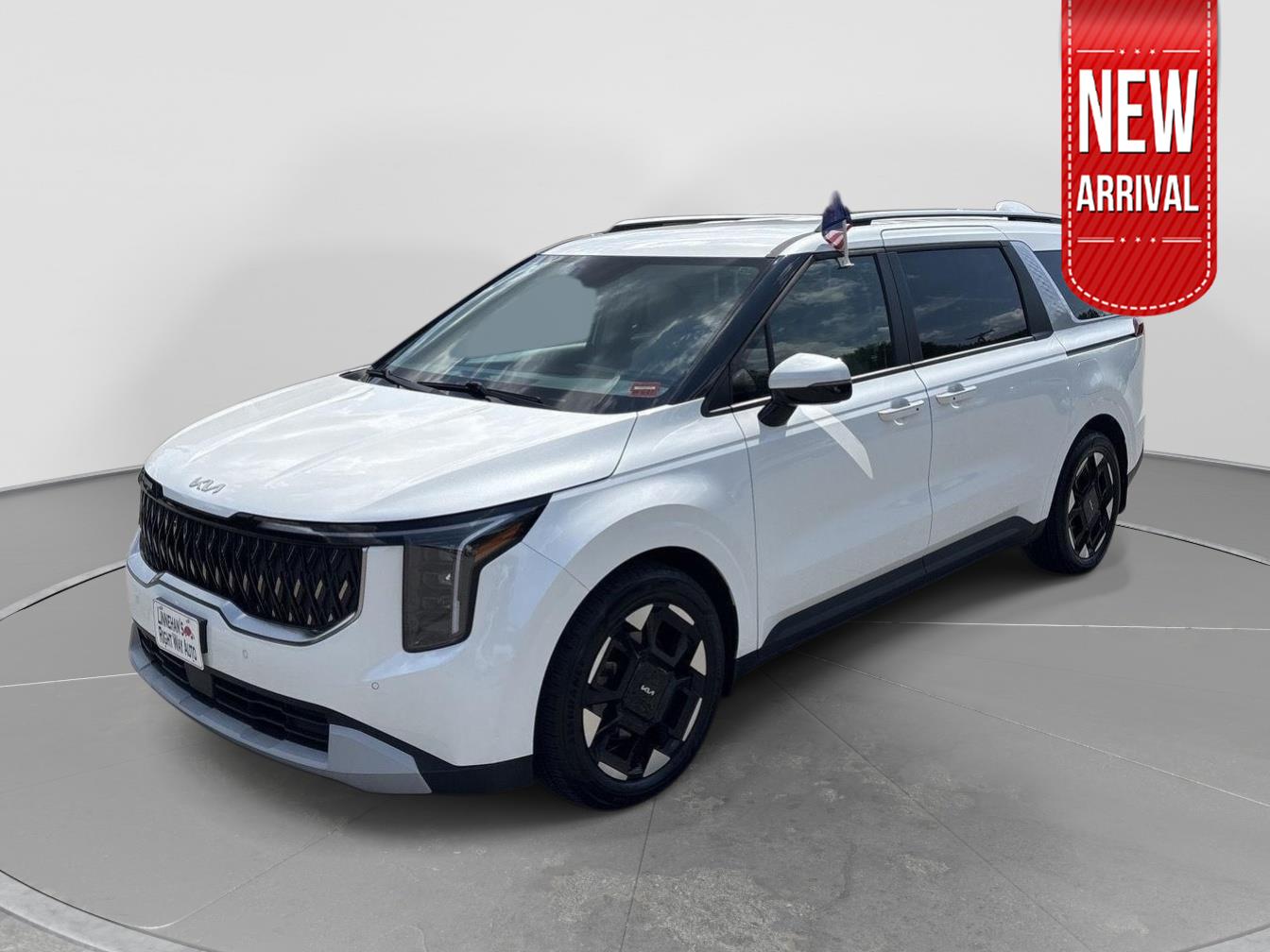 Snow White Pearl 2025 Kia Carnival Minivan Front-Wheel Drive Automatic