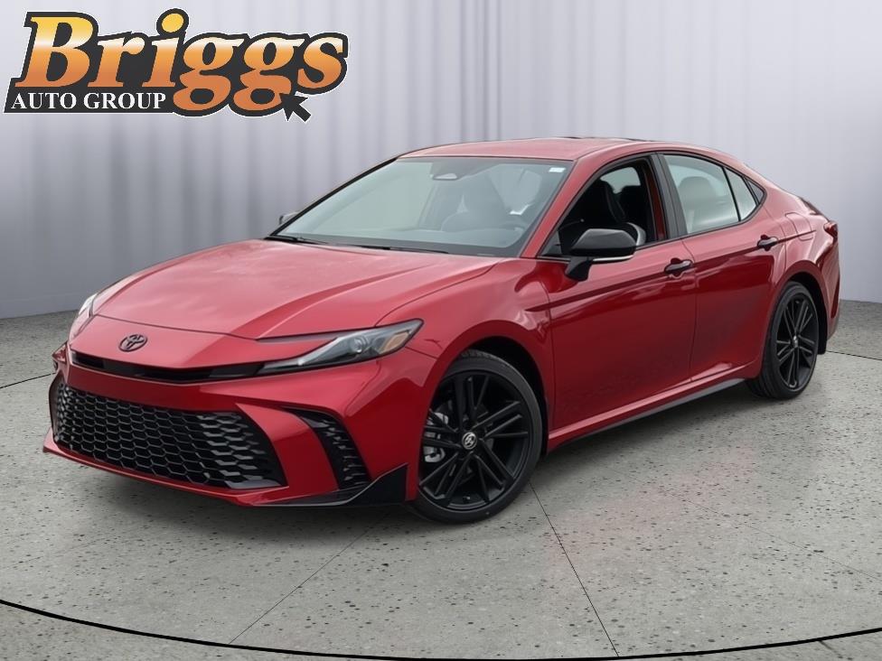 Supersonic Red 2026 Toyota Camry Sedan All-Wheel Drive Continuously Variable Transmission