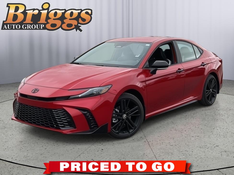 Supersonic Red 2026 Toyota Camry Nightshade AWD Sedan All-Wheel Drive Continuously Variable Transmission